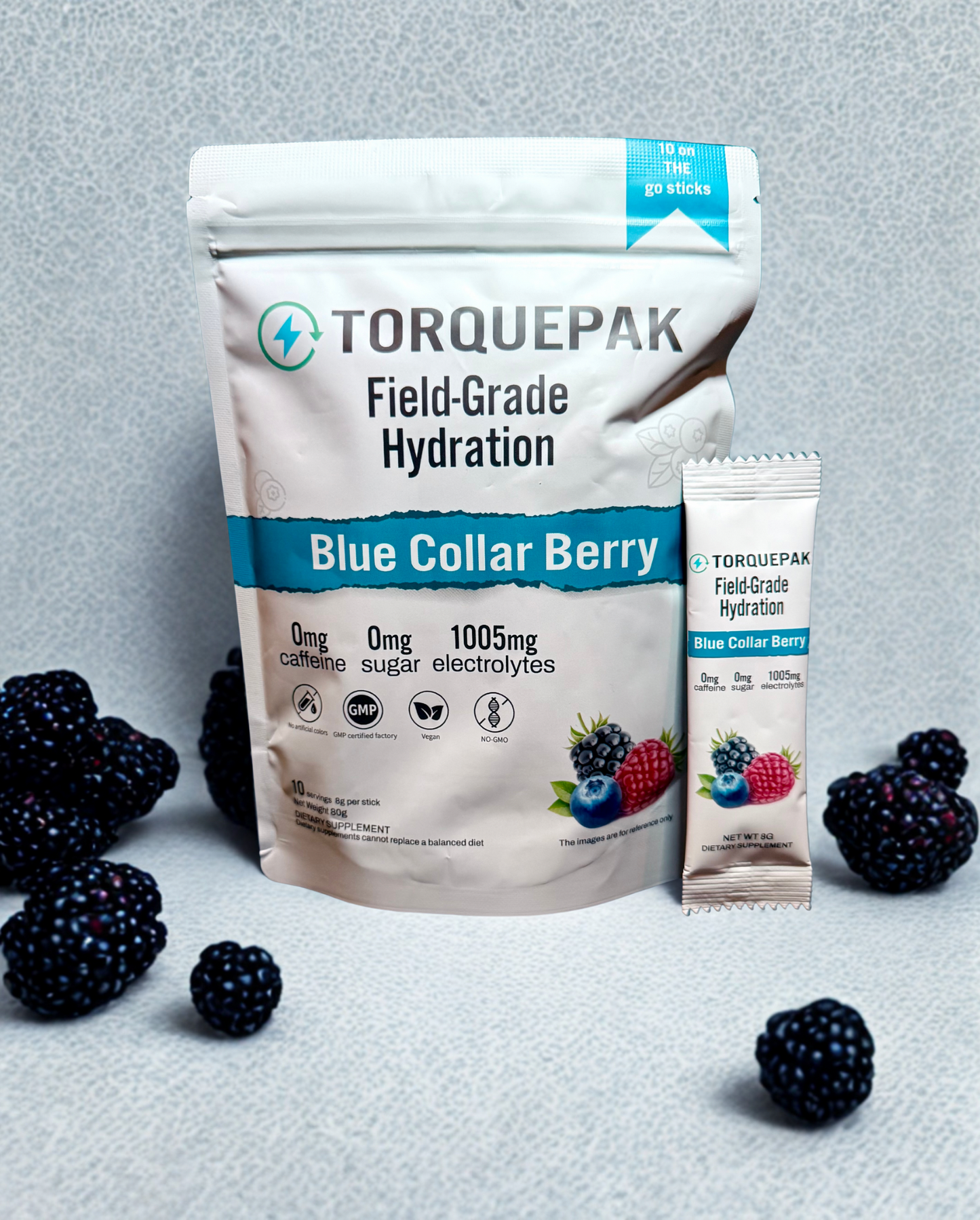 Blue Collar Berry | Non - Caffeinated Electrolyte Blend